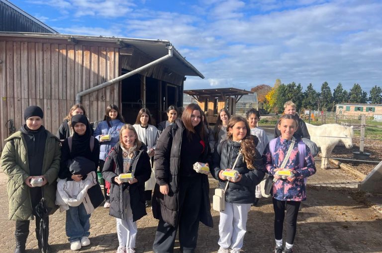 Klasse 6 besucht Bauernhof Treiber in Fellbach